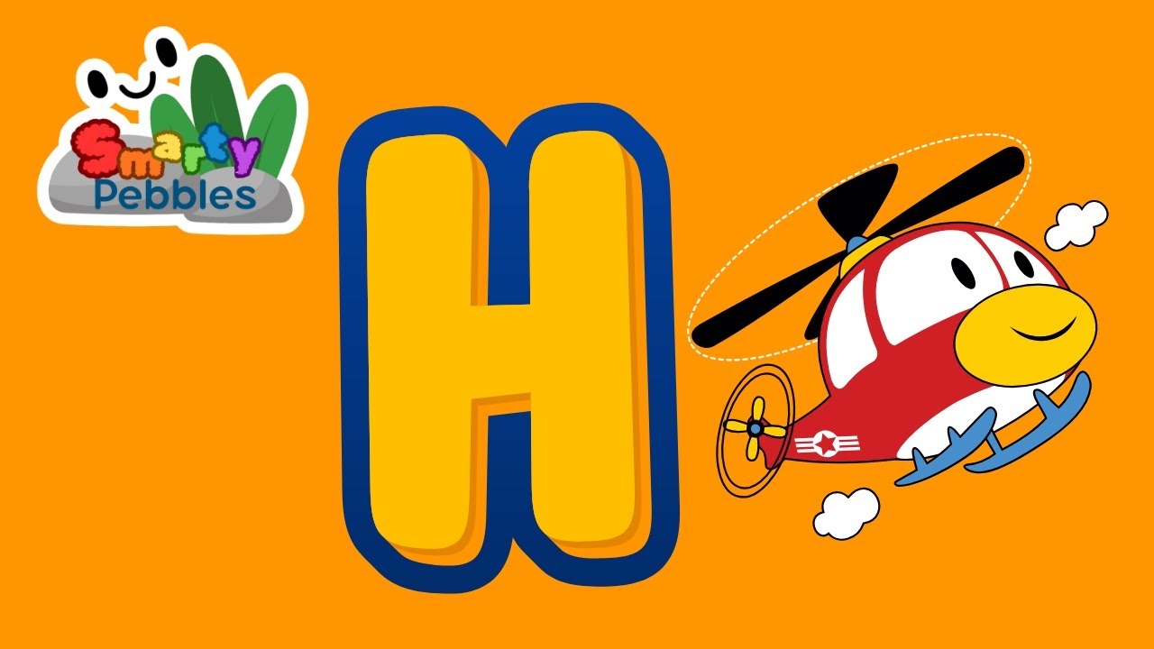 H for Helicopter 🚁 | Learn Letter H | ABC Phonics for Kids | Preschool Learning