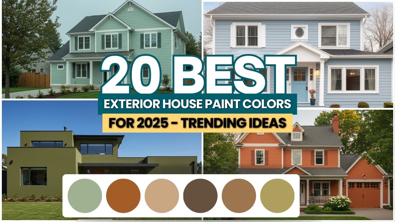20 Best Exterior House Paint Colors for 2025 - Trending Ideas
