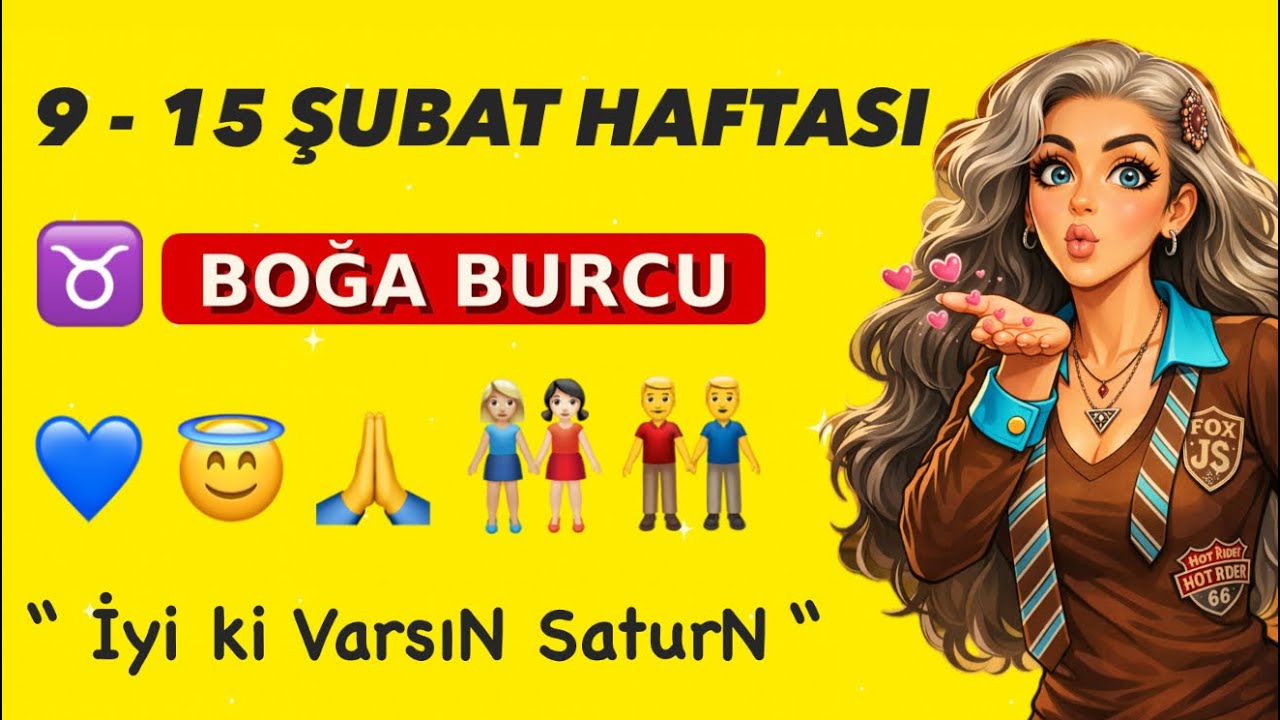 ✅ BOĞA Burcu ♉ | 9 – 15 Şubat Haftalık Burç Yorumları | Saturn in Aries 🪐