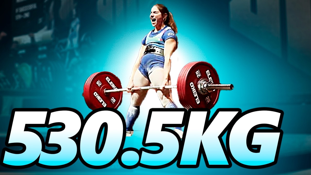 Sara Naldi: Italian Woman Breaks The WORLD RECORD in Powerlifting!