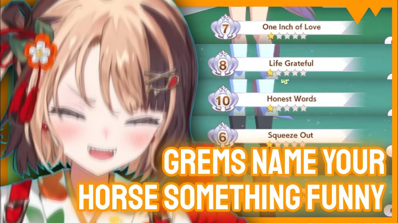 Gigi Can’t Stop Judging NPC Horse Names