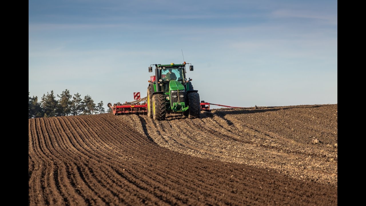 Siew 2018 - John Deere serii 8430 + Horsch Pronto 6DC. 💛💚