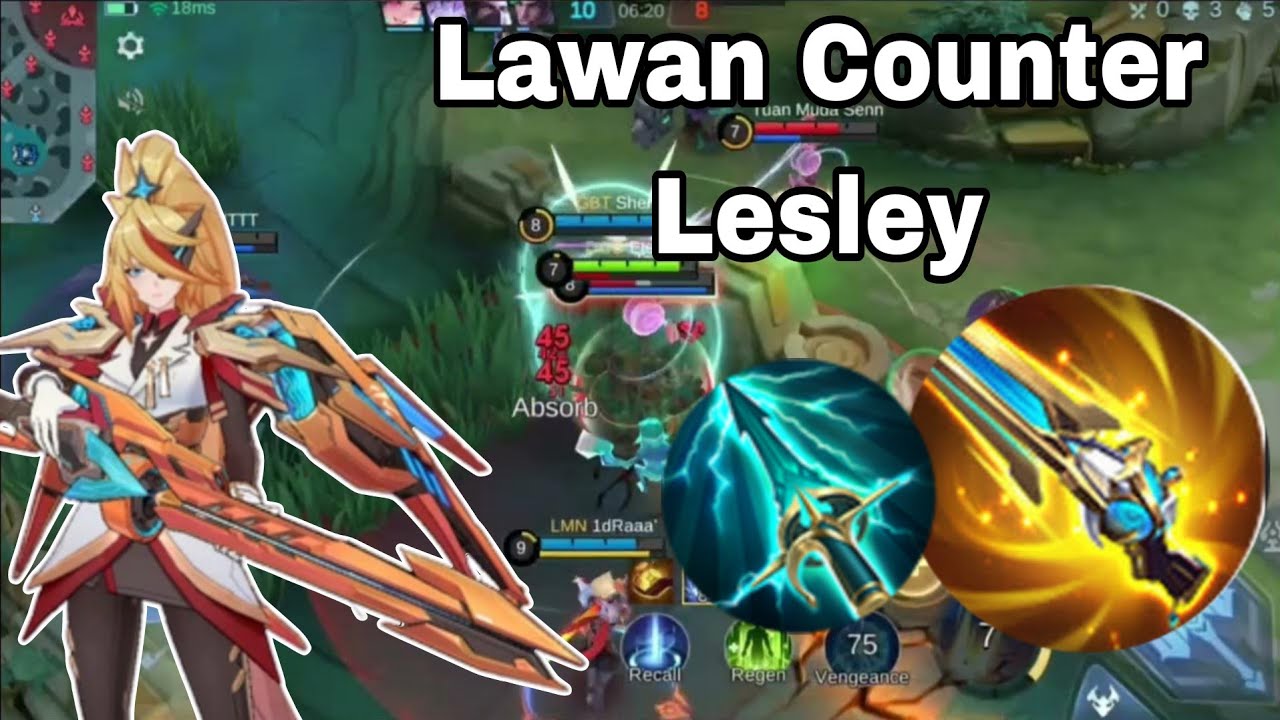 Tips Lesley Cara Lawan Hanabi 😎😎