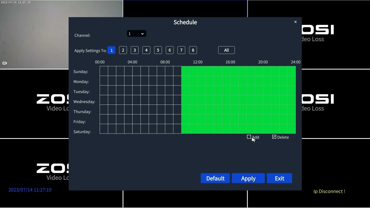 How to Set Motion Detection Schedules, Areas, and Sensitivity