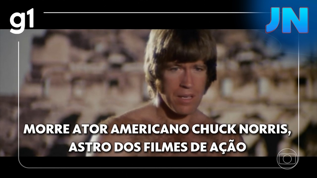 JN: Chuck Norris, astro americano de filmes de ação, morre aos 86 anos