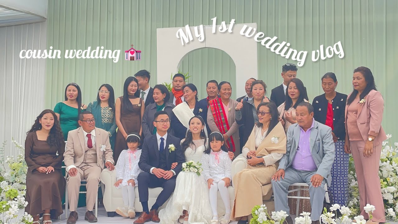 Nagaland wedding// my 1st wedding vlog // Thenjano & Wepre wedding// Ebenezer Baptist Chruch 💒Kohima