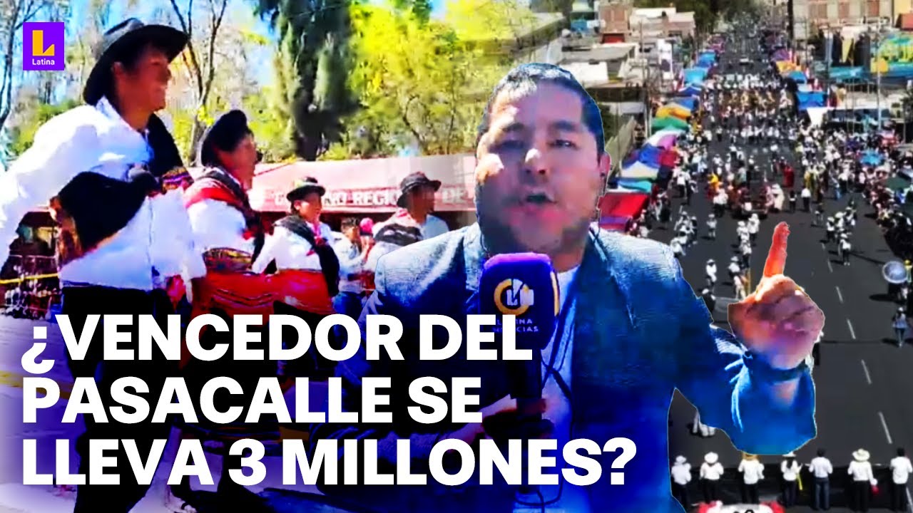 Colorido pasacalle en homenaje a Arequipa: Saludo por el aniversario a la Cuidad Blanca