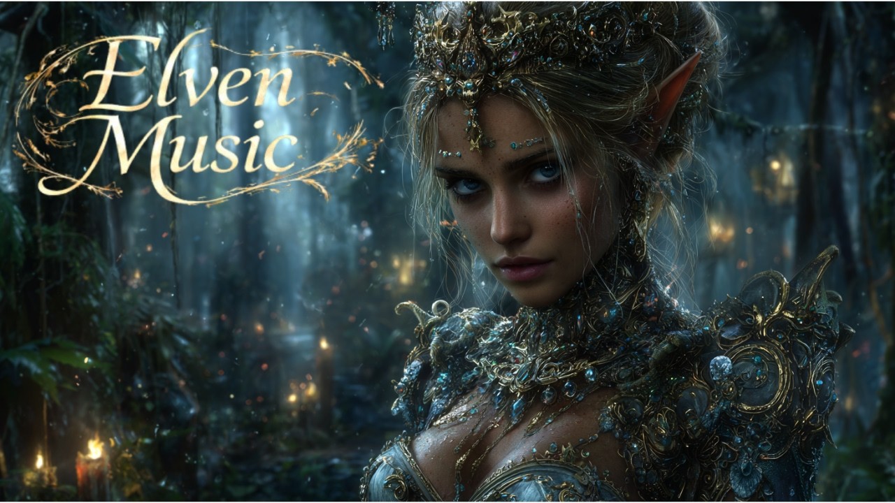 Elven Fantasy Music - Calm Enchanted Forest Fantasy Music for Relaxation with Female Vocals