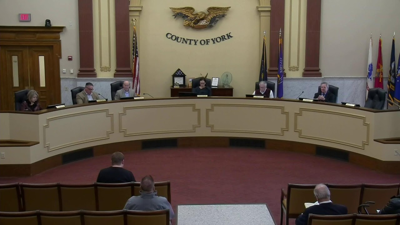 York County PA Commissioners Meeting 01/07/2026