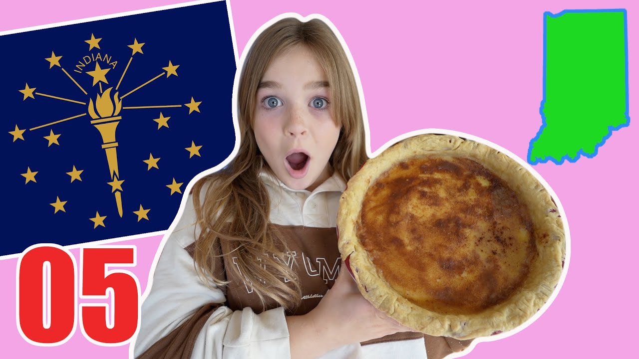New Zealand Family Try The SUGAR CREAM PIE For The First Time! INDIANA State Food