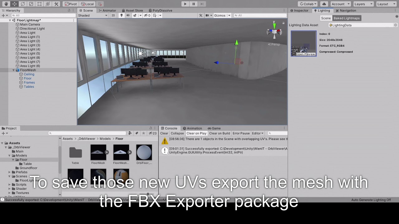 Unity: Bake Lightmap per Prefab/Asset