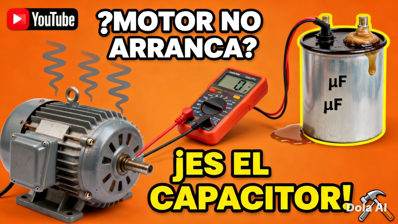 Cómo probar un capacitor o Pila  de arranque con un multitester  (Paso a paso)