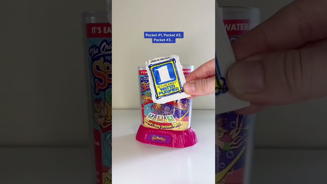 Распаковка Sea Monkeys Ocean Zoo!