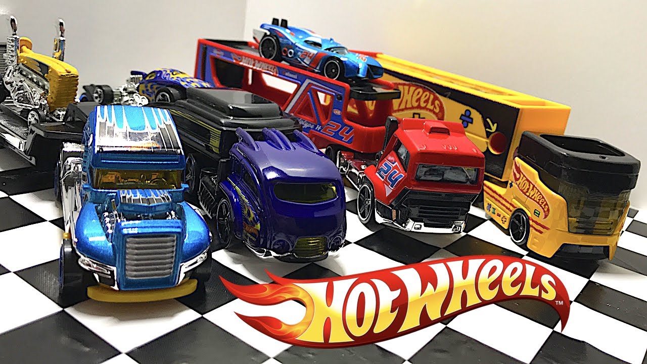 Unboxing Hot Wheels Semi Truck Haulers!