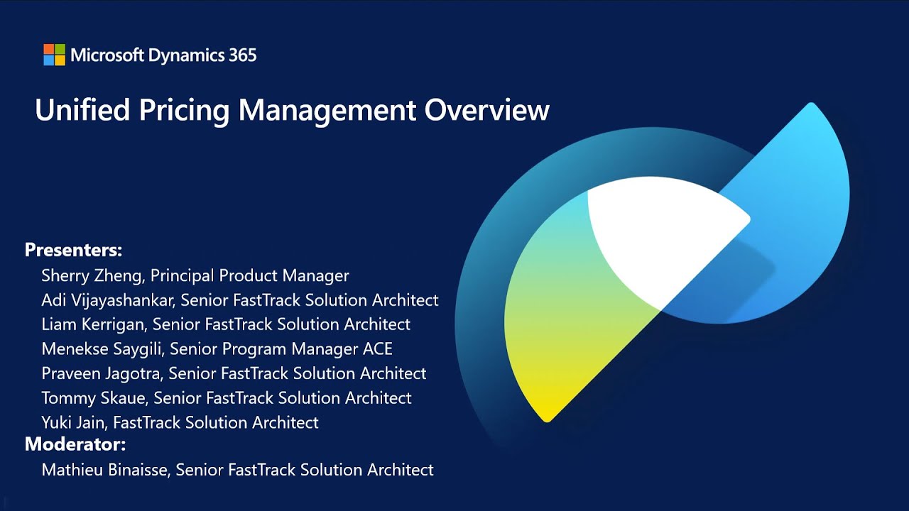 Обзор управления единым ценообразованием в Dynamics 365 | FastTrack Tech Talk