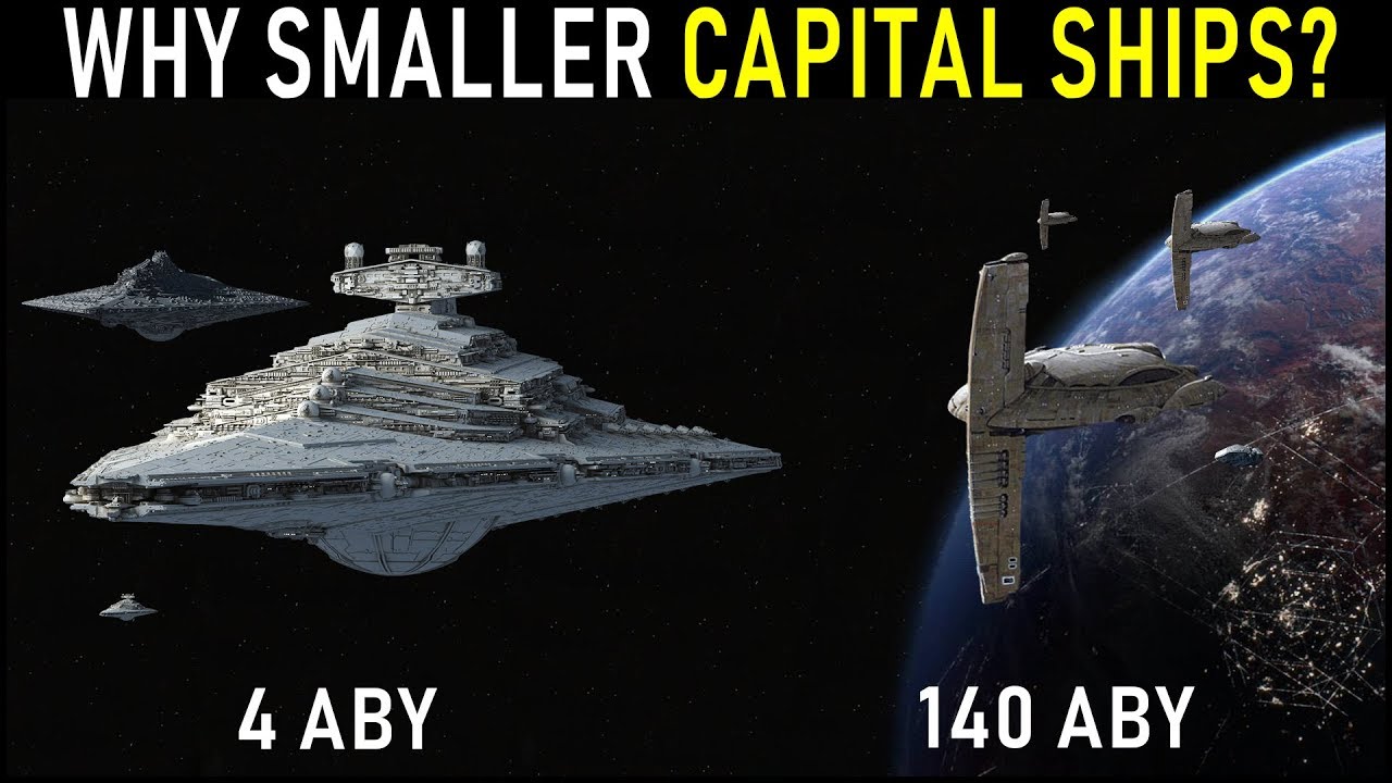 Why did Star Wars ships GET SMALLER over time? | Star Wars Lore
