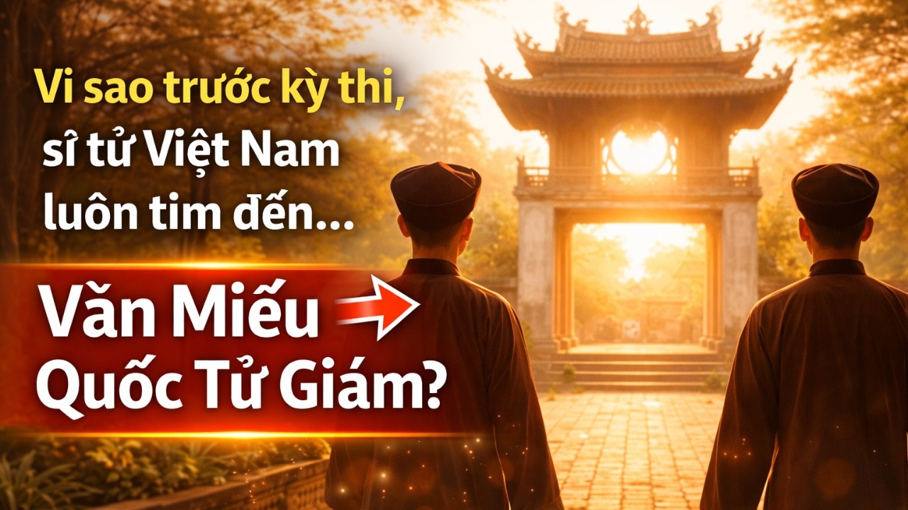 Vì sao trước kỳ thi, sĩ tử Việt Nam luôn tìm đến Văn Miếu – Quốc Tử Giám?