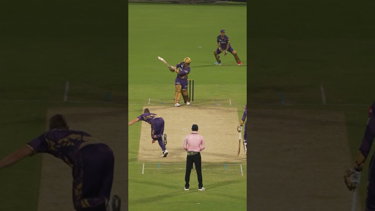 #QuintondeKock Smashes 50 at Eden Gardens! 💜🔥 | KKR Practice Match | #AmiKKR | #TATAIPL2025