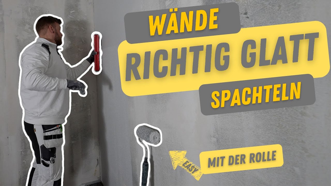 W&auml;nde spachteln - Tipps vom Malermeister f&uuml;r glatte W&auml;nde