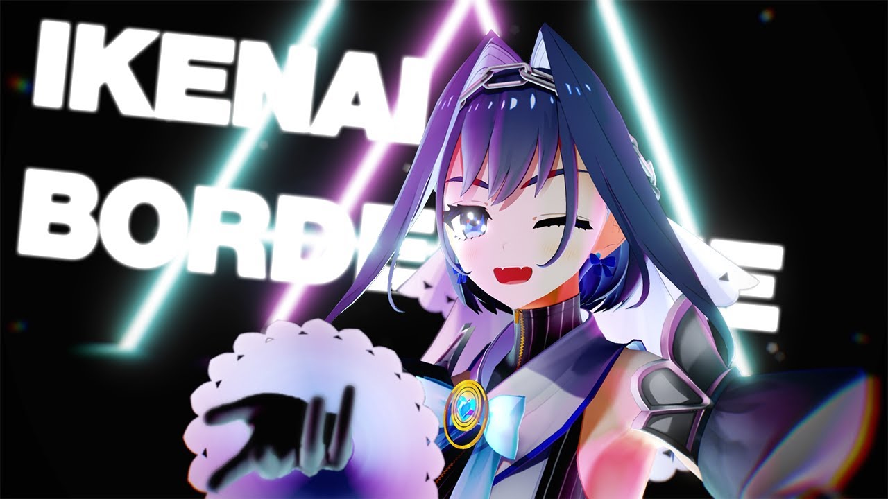 [MMD x Hololive x Macross Delta] Ikenai Borderline (いけないボーダーライン)  (Kronii)