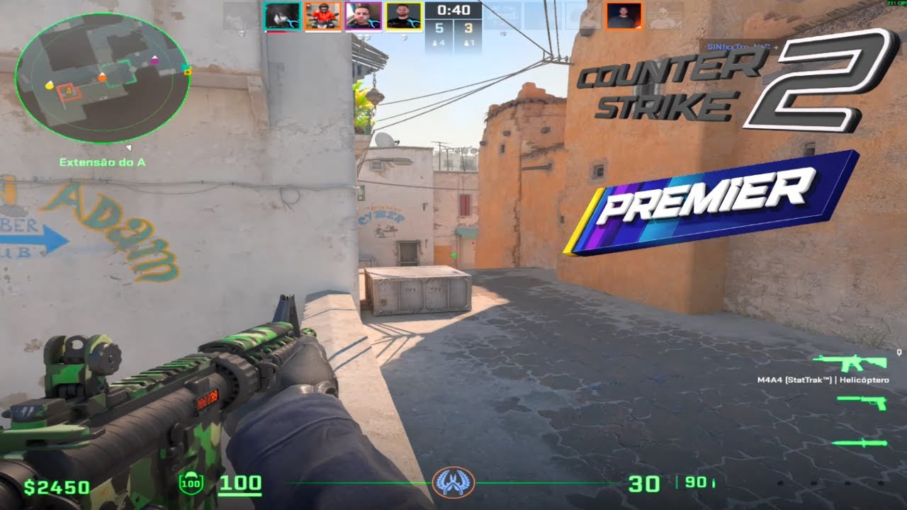 NUNCA FUI TÃO HUMILHADO NUMA PARTIDA  DE PREMIER NO - COUNTER STRIKE 2 