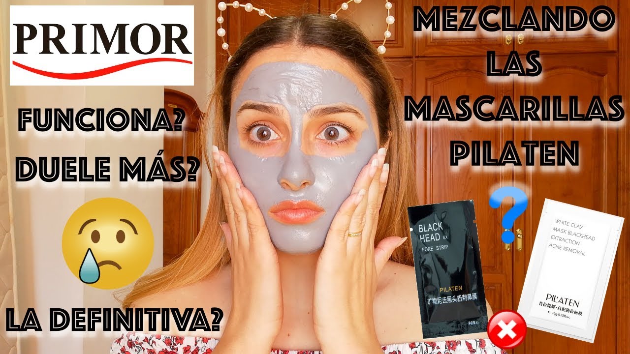 Reto Mezclo las Mascarillas Pilaten Blanca y Negra/ Mascarilla Gris