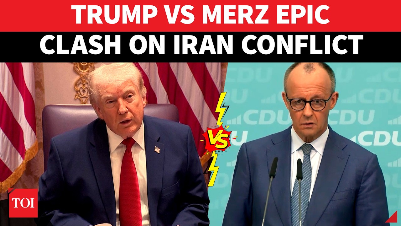 Trump Humiliates Germany's Merz; 'If Iran Isn't Your War, Then Ukraine Isn't My War' | WATCH