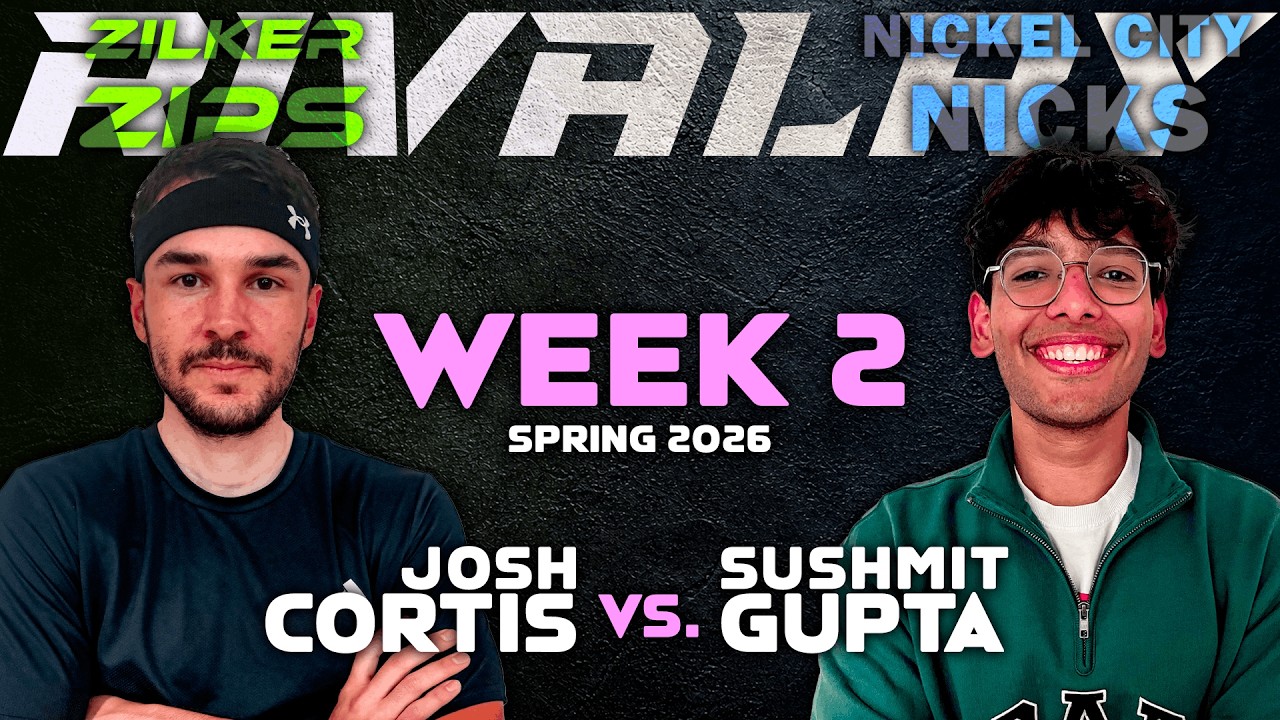 [ZZ] Capt. Josh Cortis vs. [NCN] Sushmit Gupta | Spring '26 Team League WEEK 2