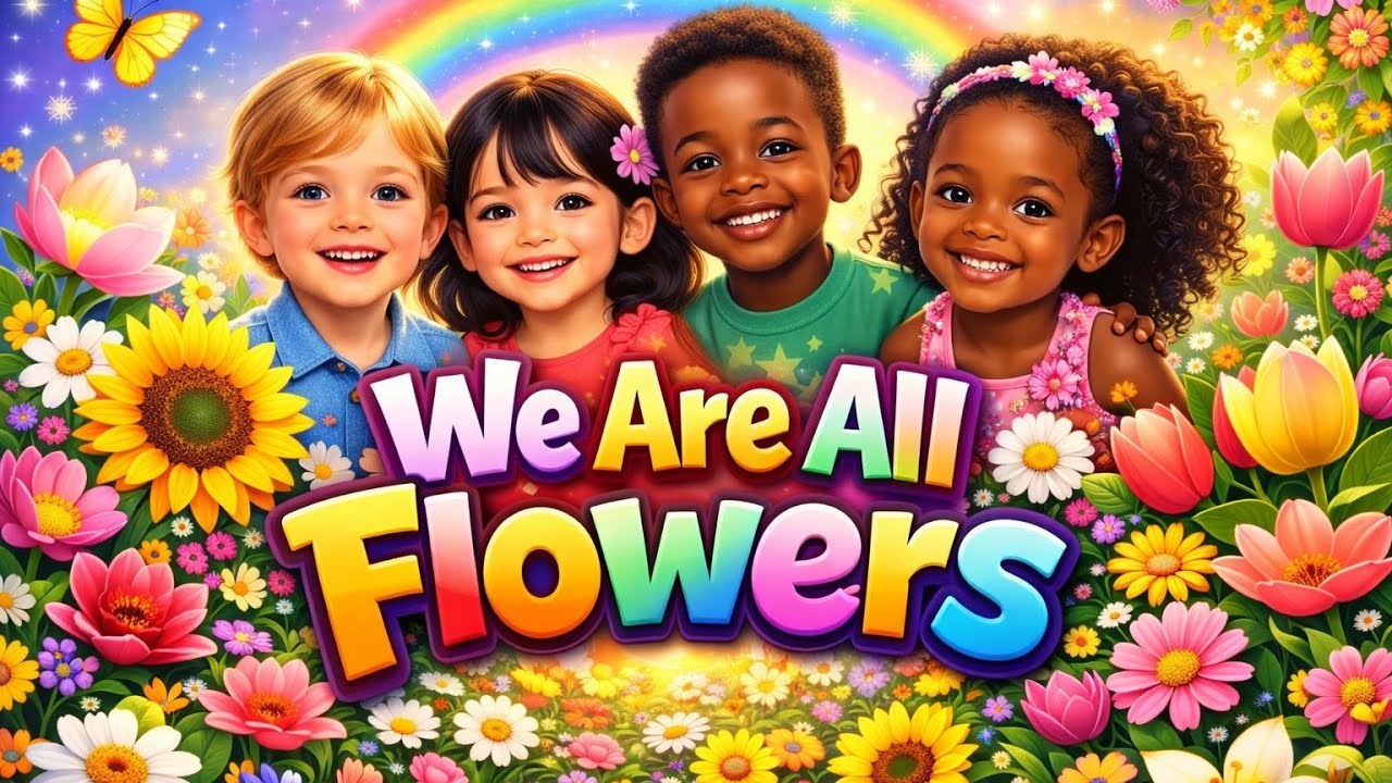 We Are The Flowers 🌸 | Beautiful Nature Song for Children | Kids Environmental Song