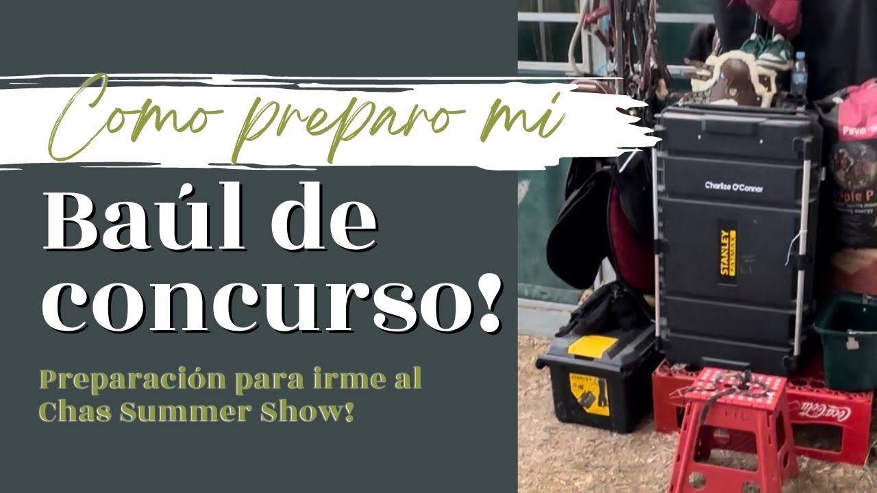 Cómo preparar mi baúl de concurso?!