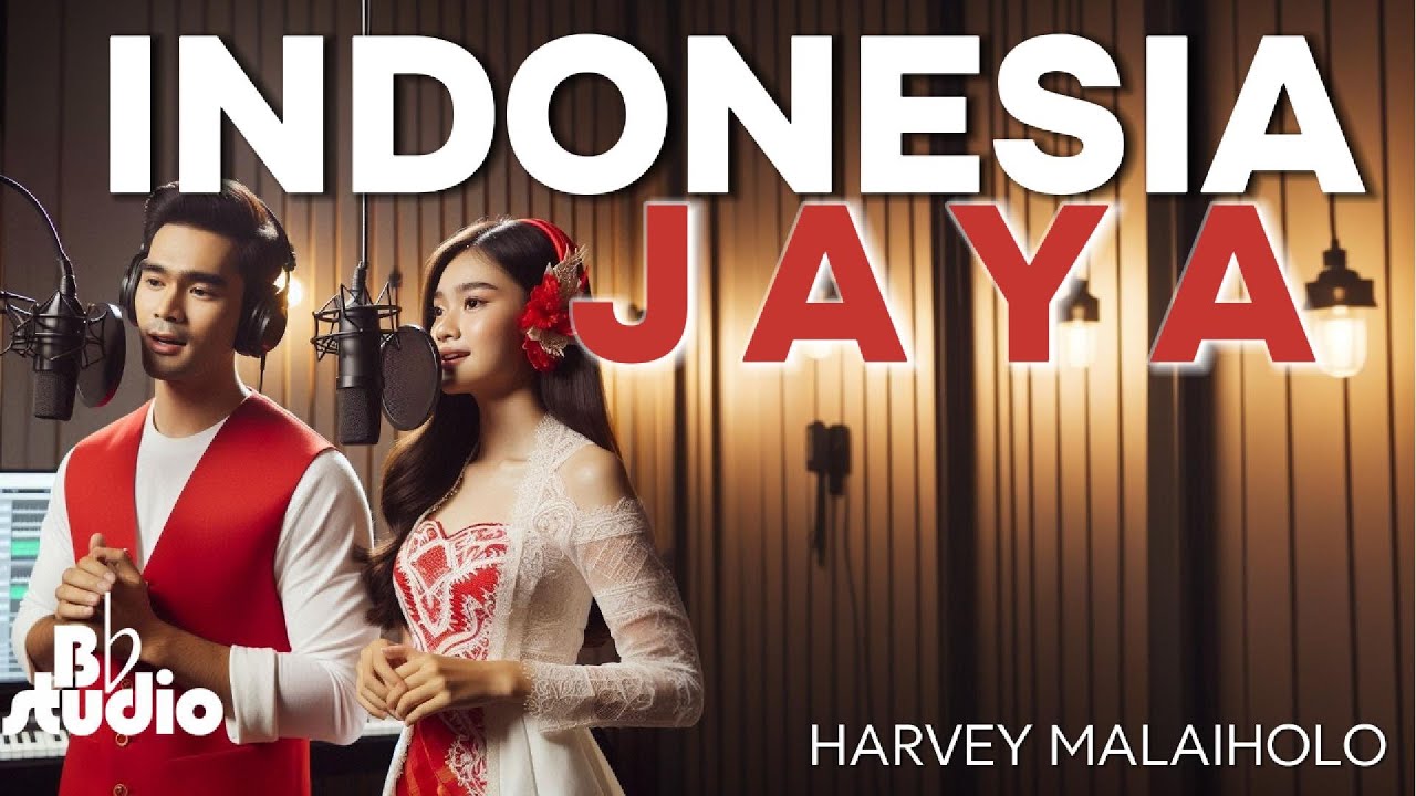 Indonesia Jaya - Harvey Malaiholo Cover Duet + Lirik | Bes Studio | Lagu Kemerdekaan RI ke 79