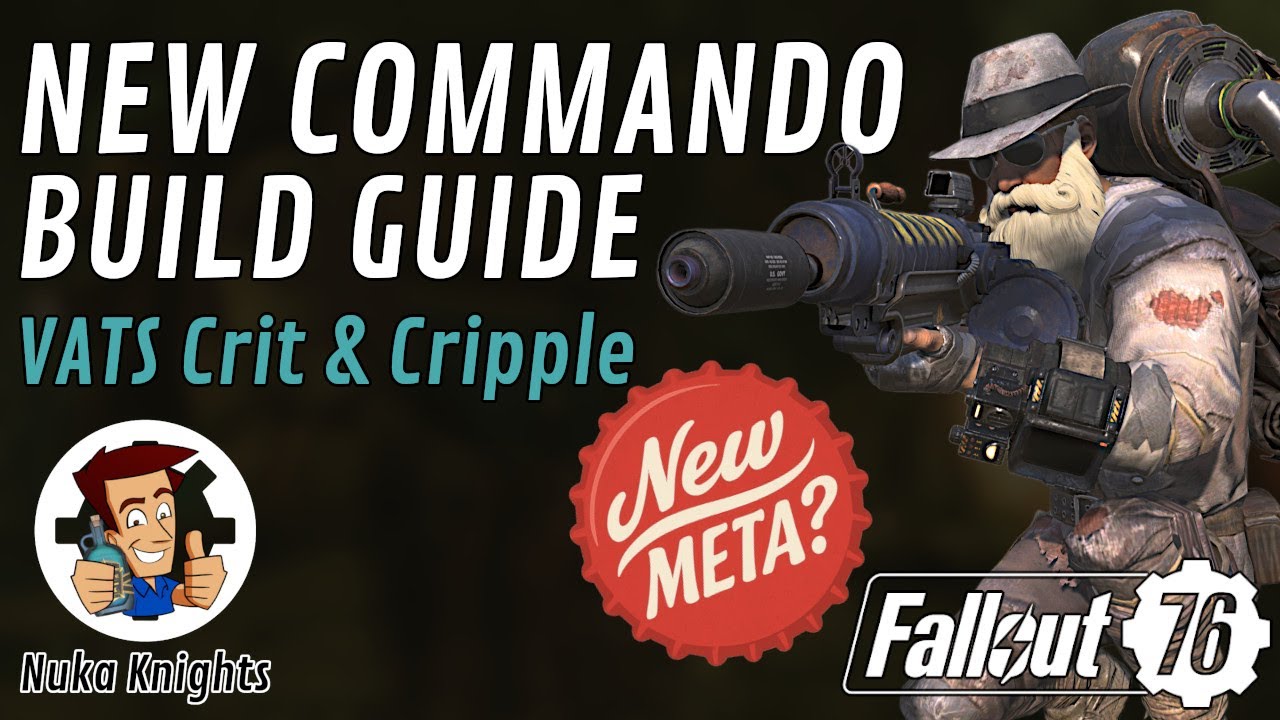 Fallout 76: New Crit Cripple Commando Build Guide (with new Perk Cards)