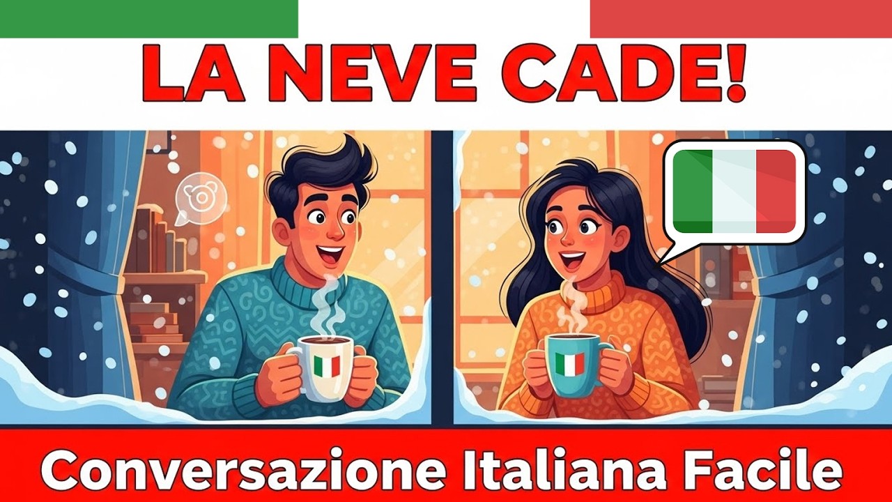 Impara l'Italiano d'Inverno❄️| Italiano Parlato per Imparare Facilmente: Impara Ascoltando