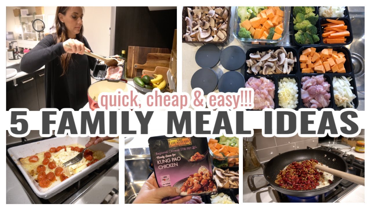 WHAT'S FOR DINNER?!!! MIDWEEK FAMILY MEAL IDEAS - quick, cheap & easy!!! || THE SUNDAY STYLIST