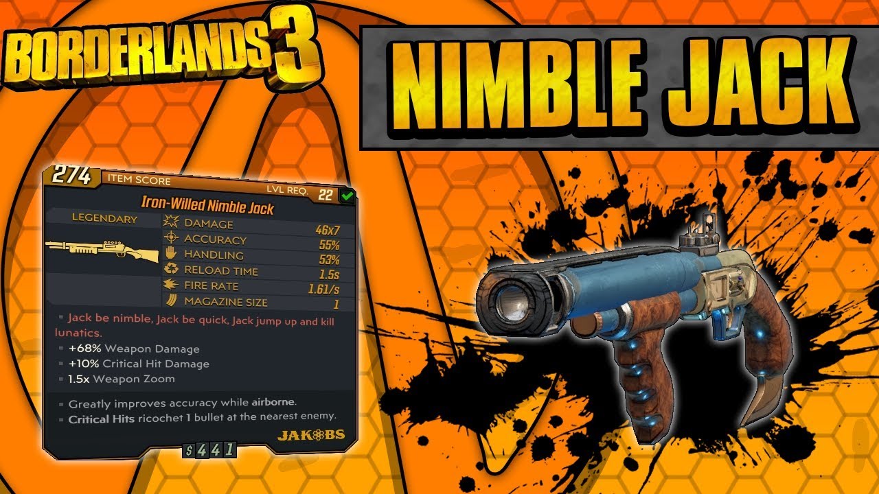Borderlands 3 | Nimble Jack Legendary Weapon Guide (Sniper Shotgun!)