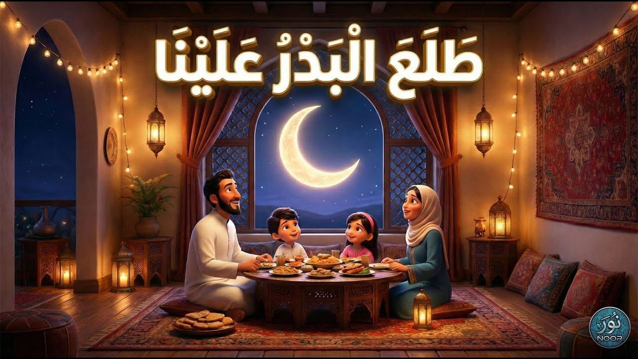 طلع البدر علينا (نسخة رمضان) | فيديو كليب 3D مبهر - 2026