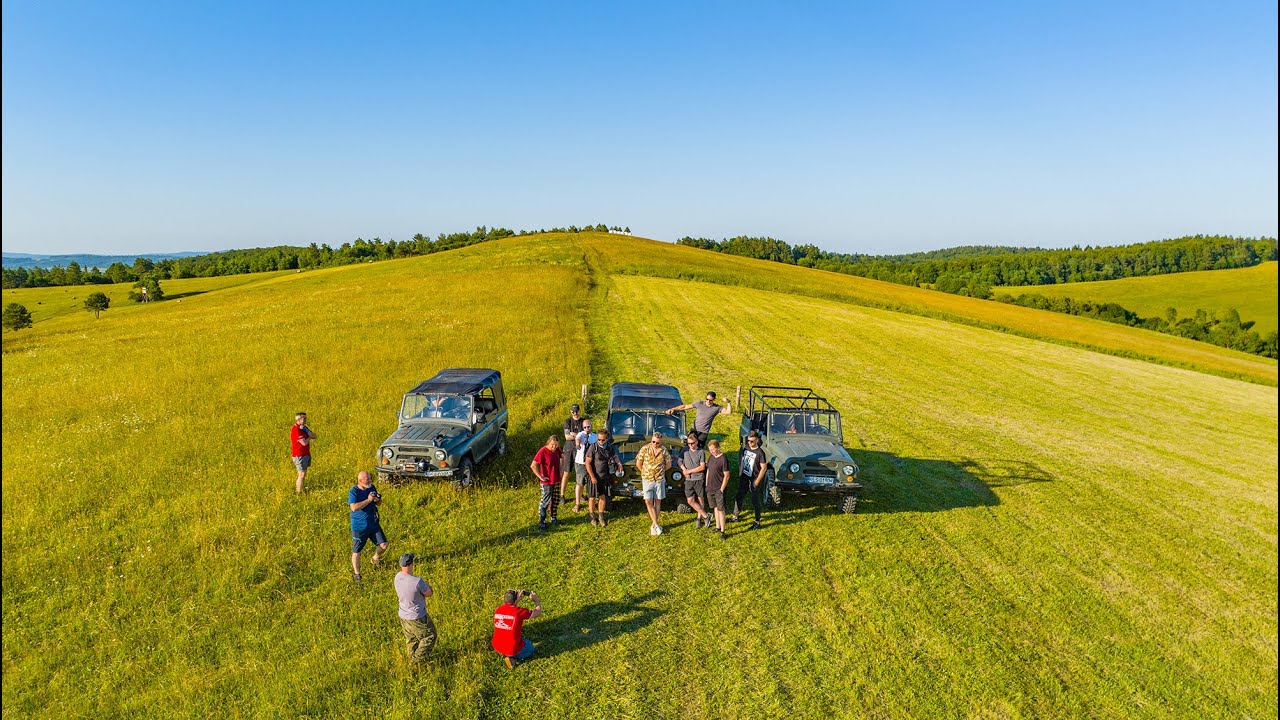 PRZYGODA W BIESZCZADACH na wyprawie samochodami UAZ z przewodnikiem