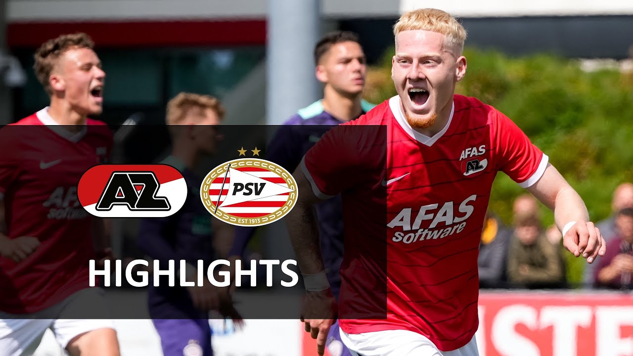 🏆 𝗦𝘁𝗿𝗶𝗷𝗱 𝗼𝗺 𝗱𝗲 𝗹𝗮𝗻𝗱𝘀𝘁𝗶𝘁𝗲𝗹! | Highlights AZ - PSV | Onder 18