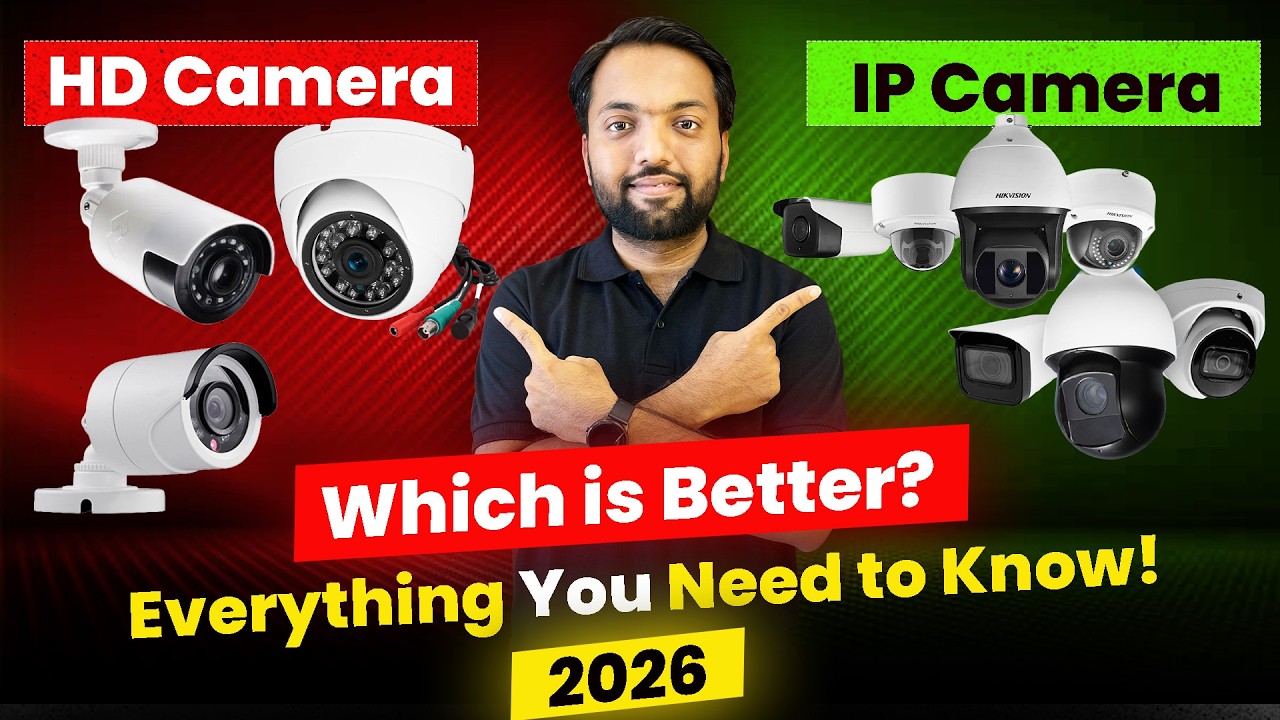 IP vs HD Camera – Best CCTV Camera in 2026? Don’t Buy Before Watching! 