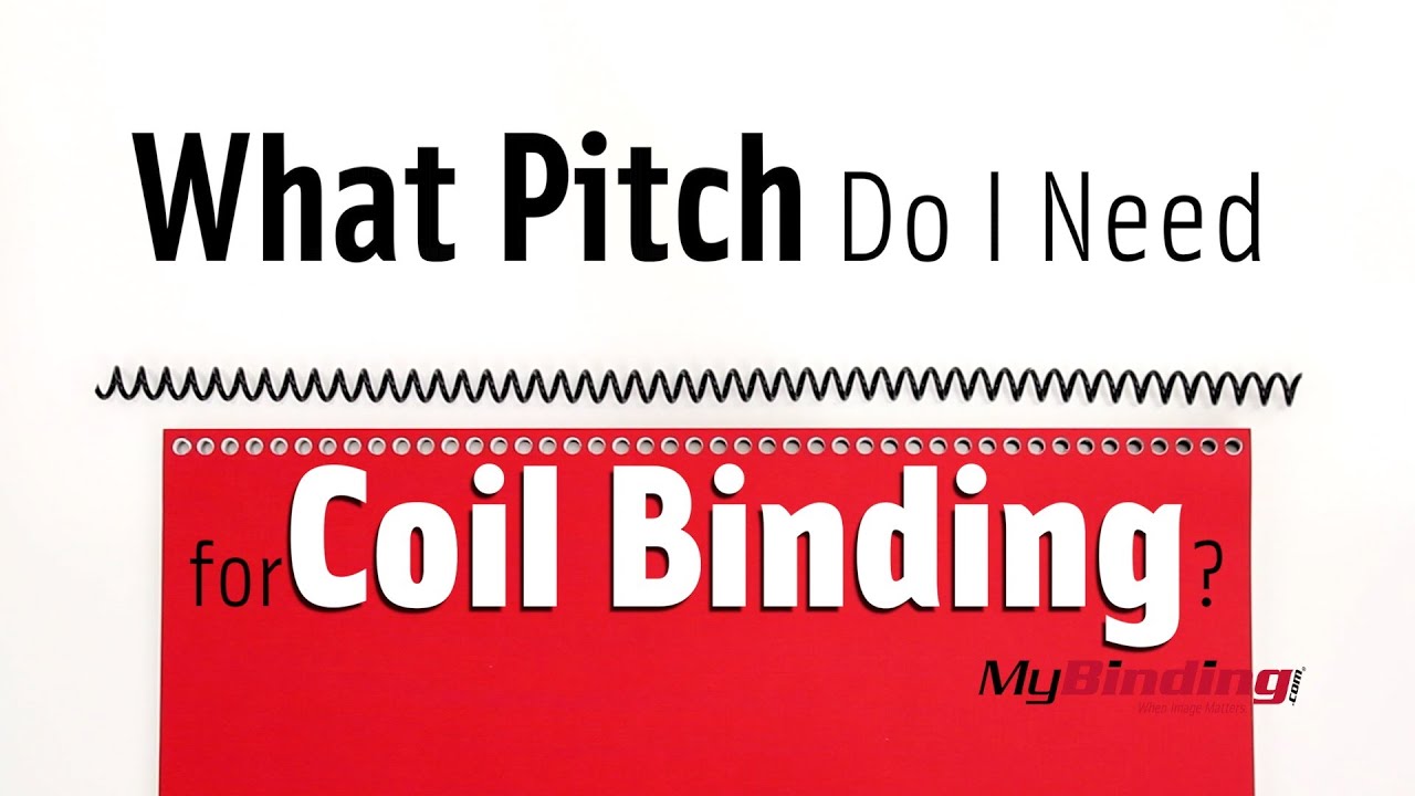 What Pitch Do I Need for Coil Binding?