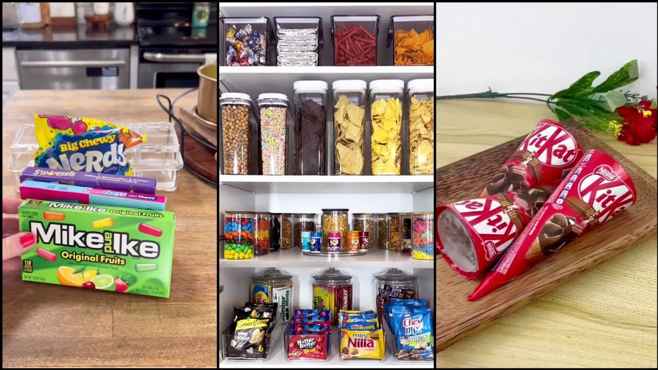 Snacks Restock | Satisfying Videos Asmr | Chocolate Restocking and Organizing | Organized Home