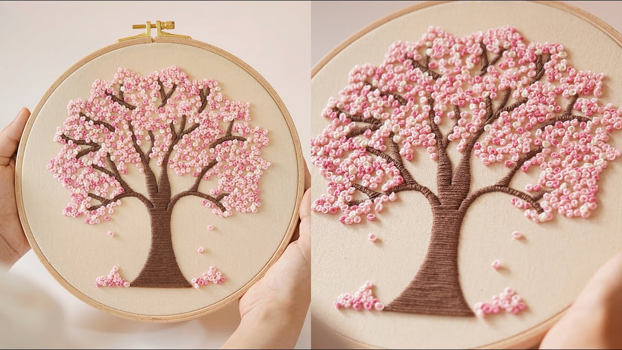 Tree of life-Embroidery tutorial