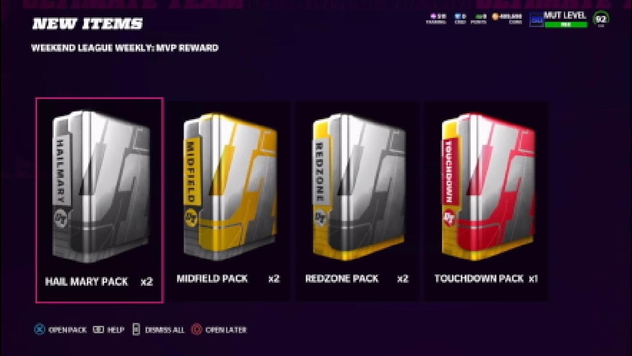 MUT 22: Weekend League Rewards