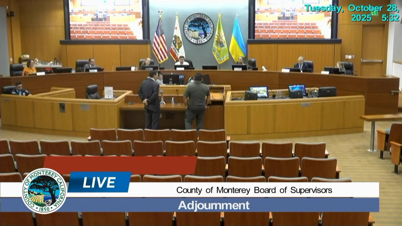 County of Monterey Board of Supervisors Meeting 10/28/25