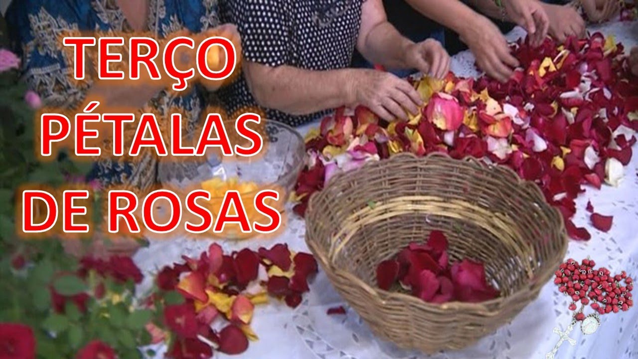 TERÇO PÉTALAS DE ROSAS | Como fazer terço com pétalas de rosas?