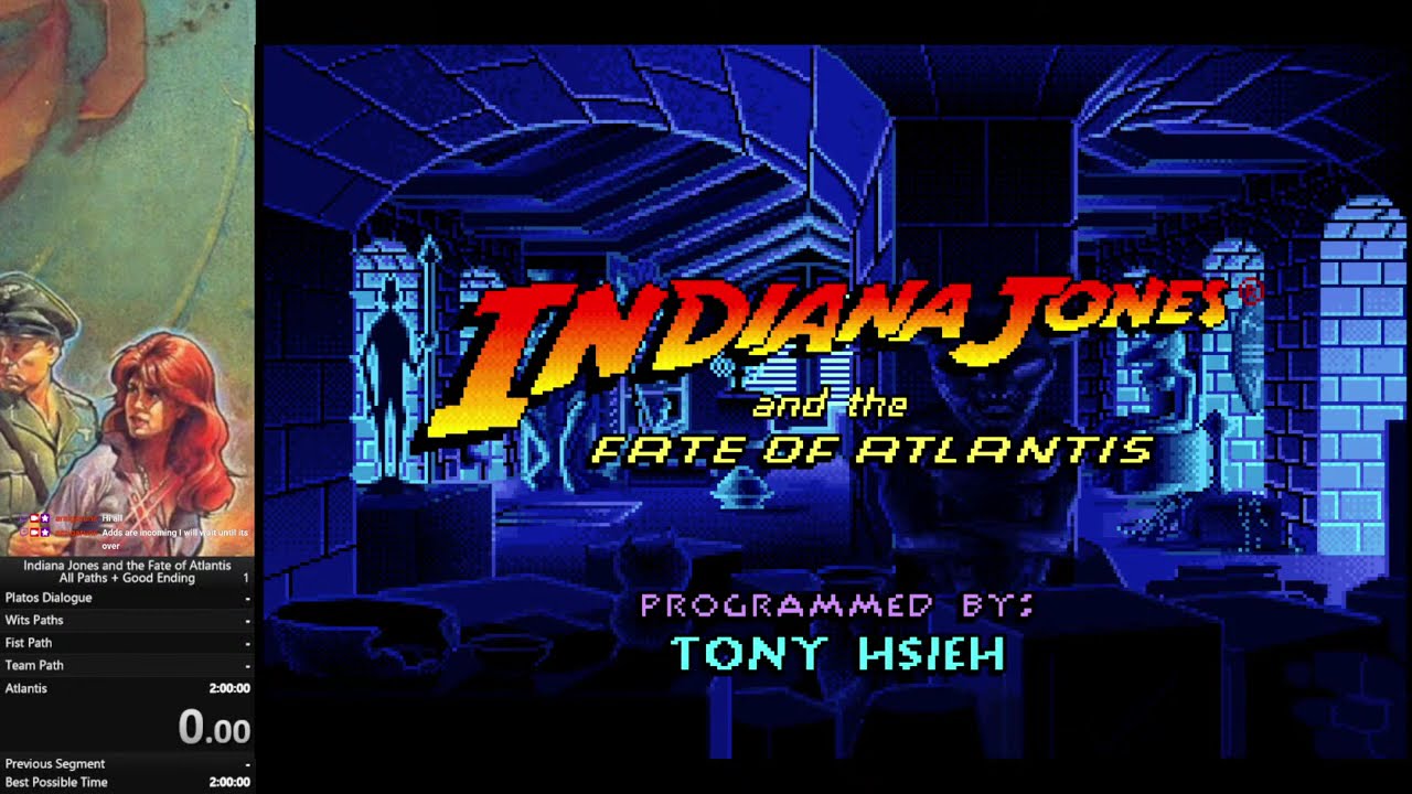Indy  Fate of Atlantis - All Paths + Good Ending - Lets Go!