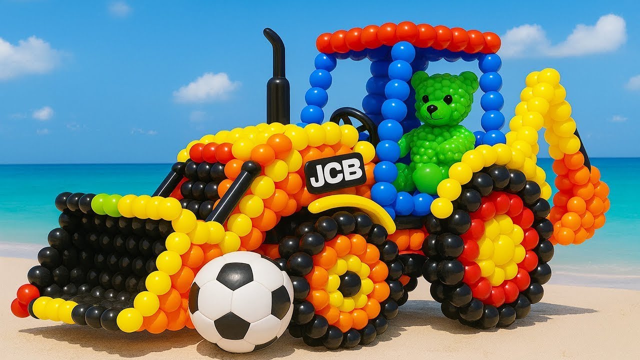 The mascot vibrato assistant JCB and Bear placed on the stadium is popular, co-produced