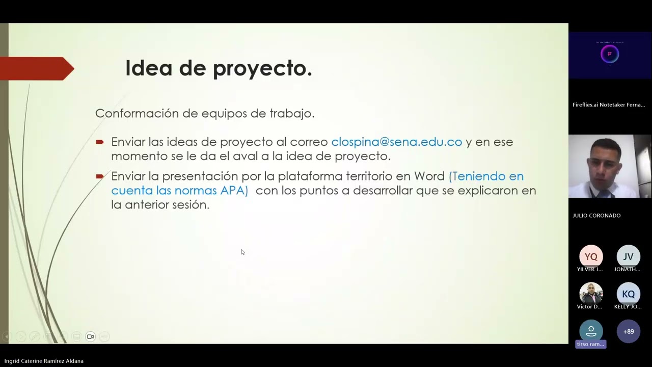 Sesión en línea AP1 Técnico Formulación del proyecto de software   GA1 220501092 AA1 EV01 EV02 EV03