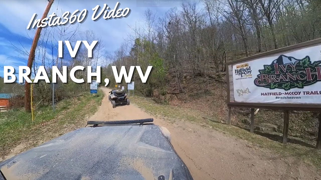 Ivy Branch, WV Hatfield & McCoy # кадры insta360, RAW