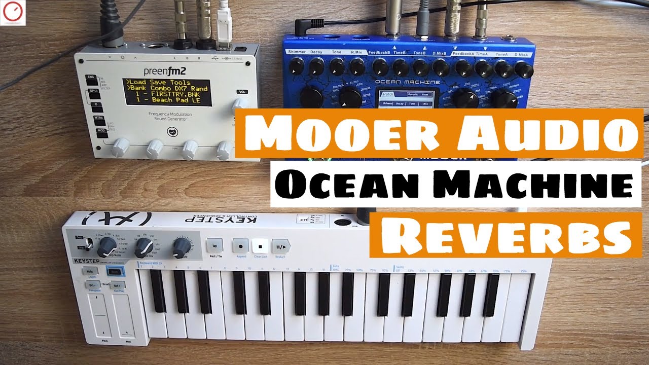 Mooer Audio Ocean Machine с синтезаторами — демонстрация режима реверберации